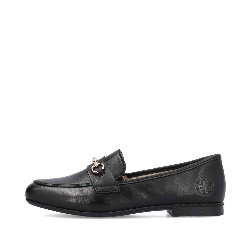 Rieker Schuhe | Damen Loafer mitternachtsschwarz