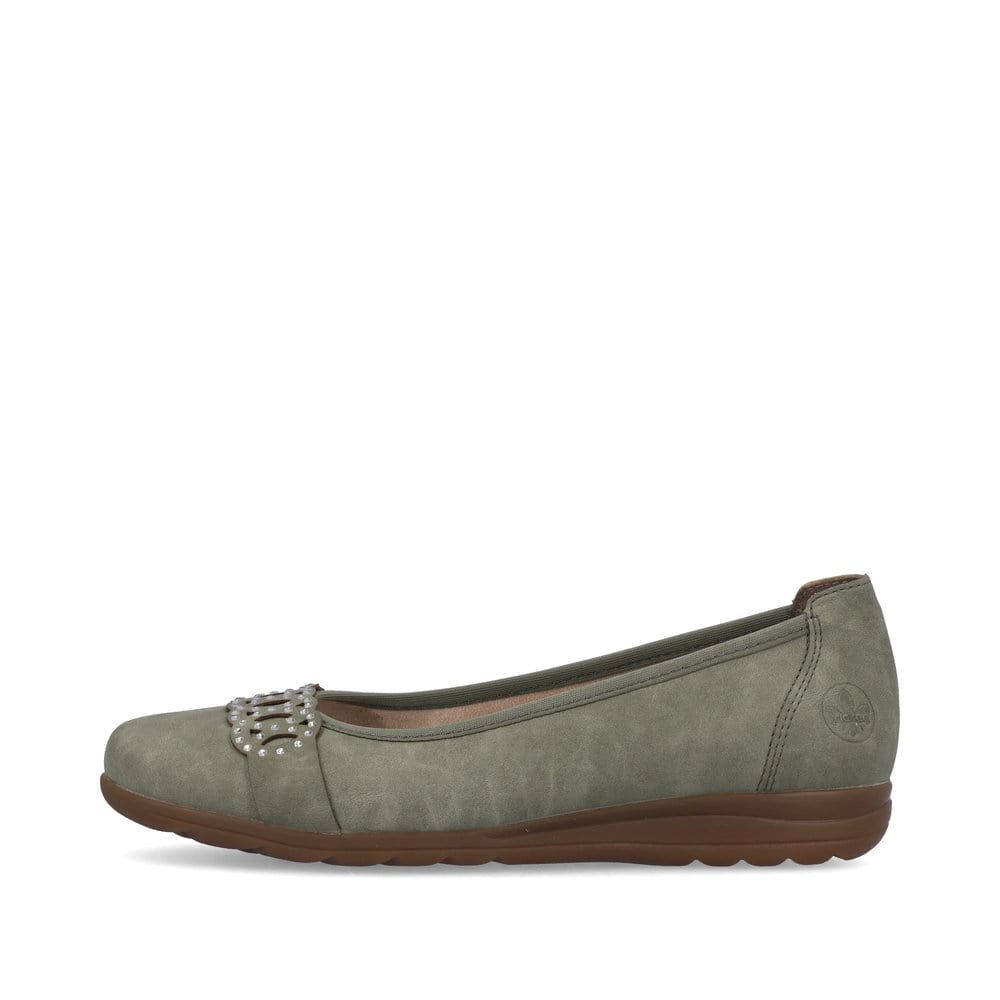 Rieker Schuhe | Damen Ballerinas mintgrun