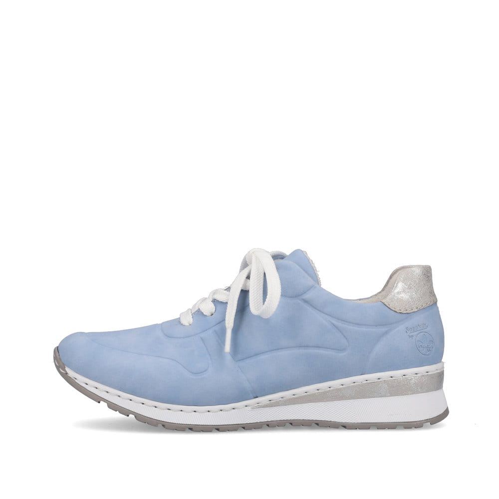 Rieker Schuhe | Damen Sneaker Low himmelblau