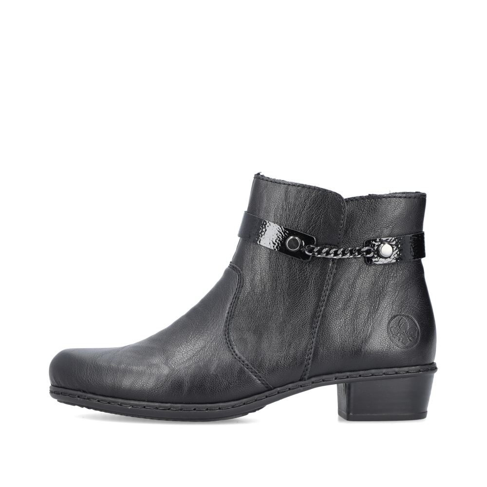 Rieker Schuhe | Damen Stiefeletten tiefschwarz