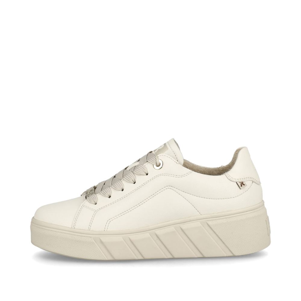 Rieker Schuhe | EVOLUTION Damen Sneaker Low frost white