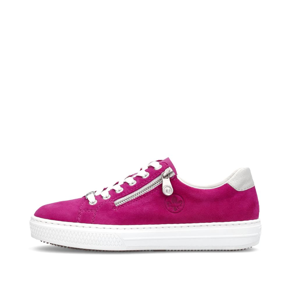 Rieker Schuhe | Damen Sneaker Low pink