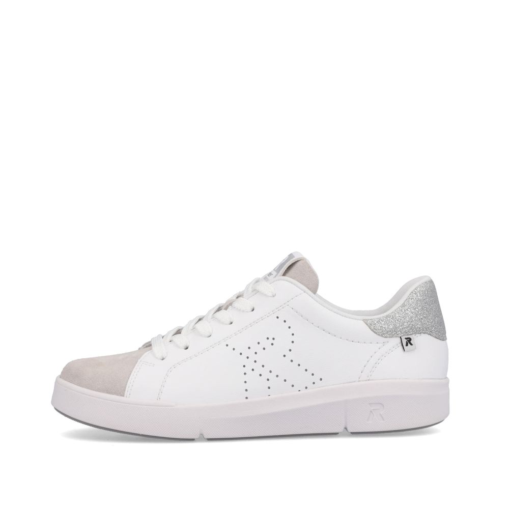 Rieker Schuhe | EVOLUTION Damen Sneaker Low swan-white beige