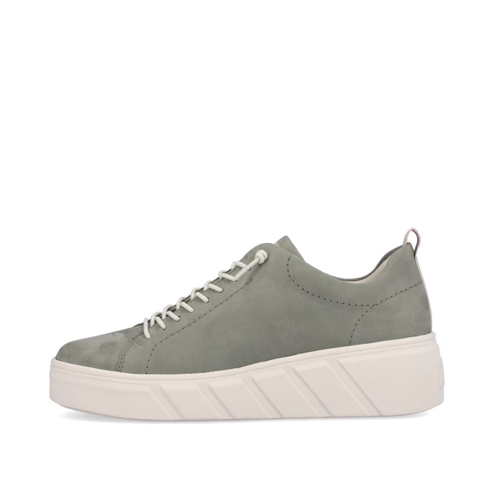 Rieker Schuhe | EVOLUTION Damen Sneaker Low khaki green