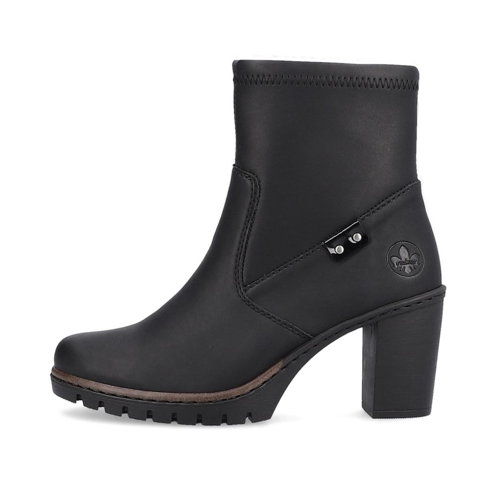 Rieker Schuhe | Damen Stiefeletten tiefschwarz