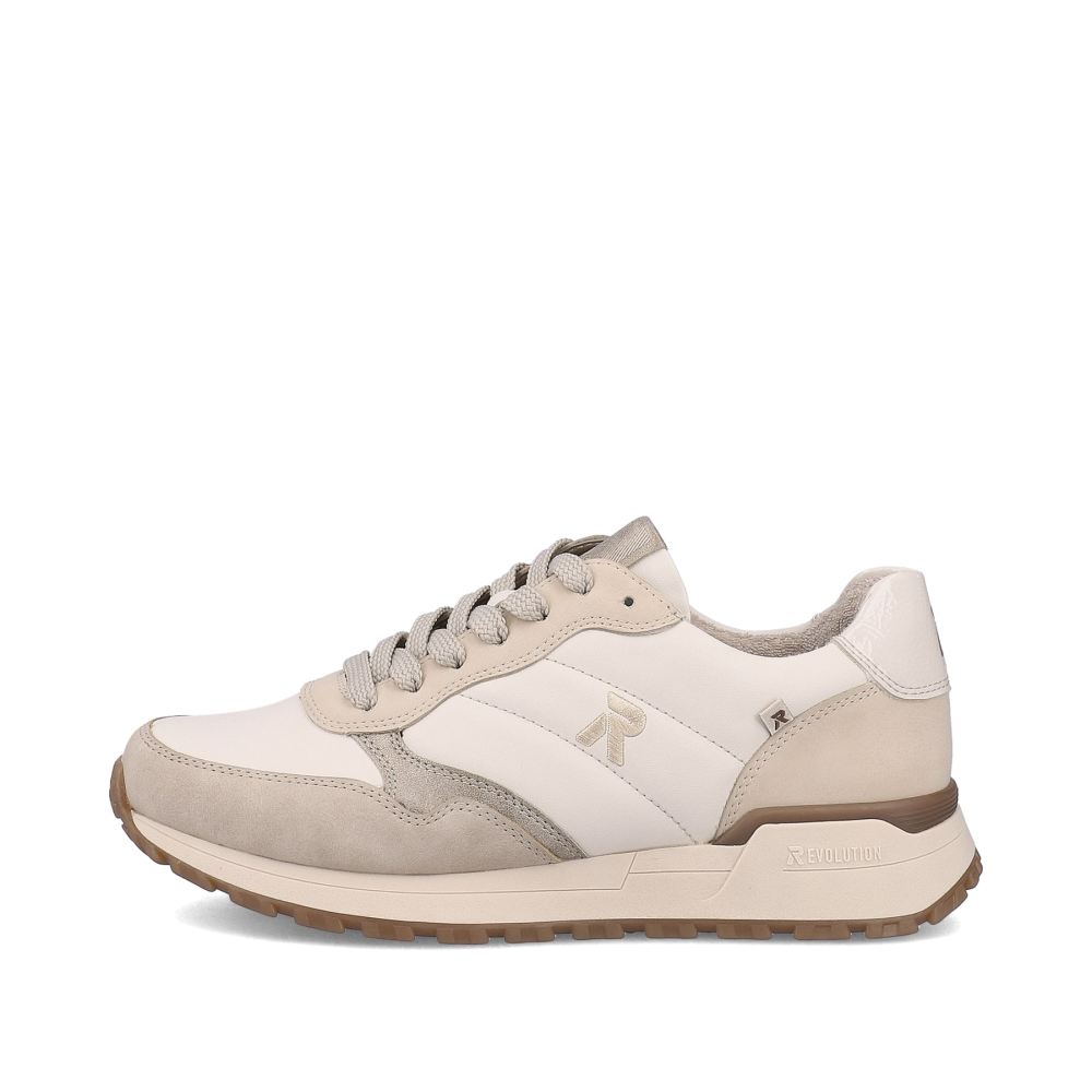 Rieker Schuhe | EVOLUTION Damen Sneaker Low creme-beige snow