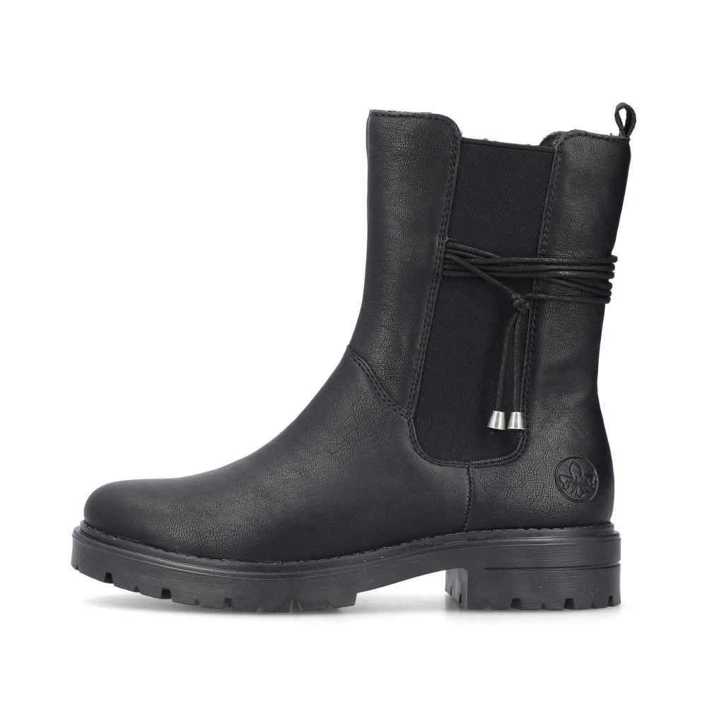 Rieker Schuhe | Damen Kurzstiefel tiefschwarz