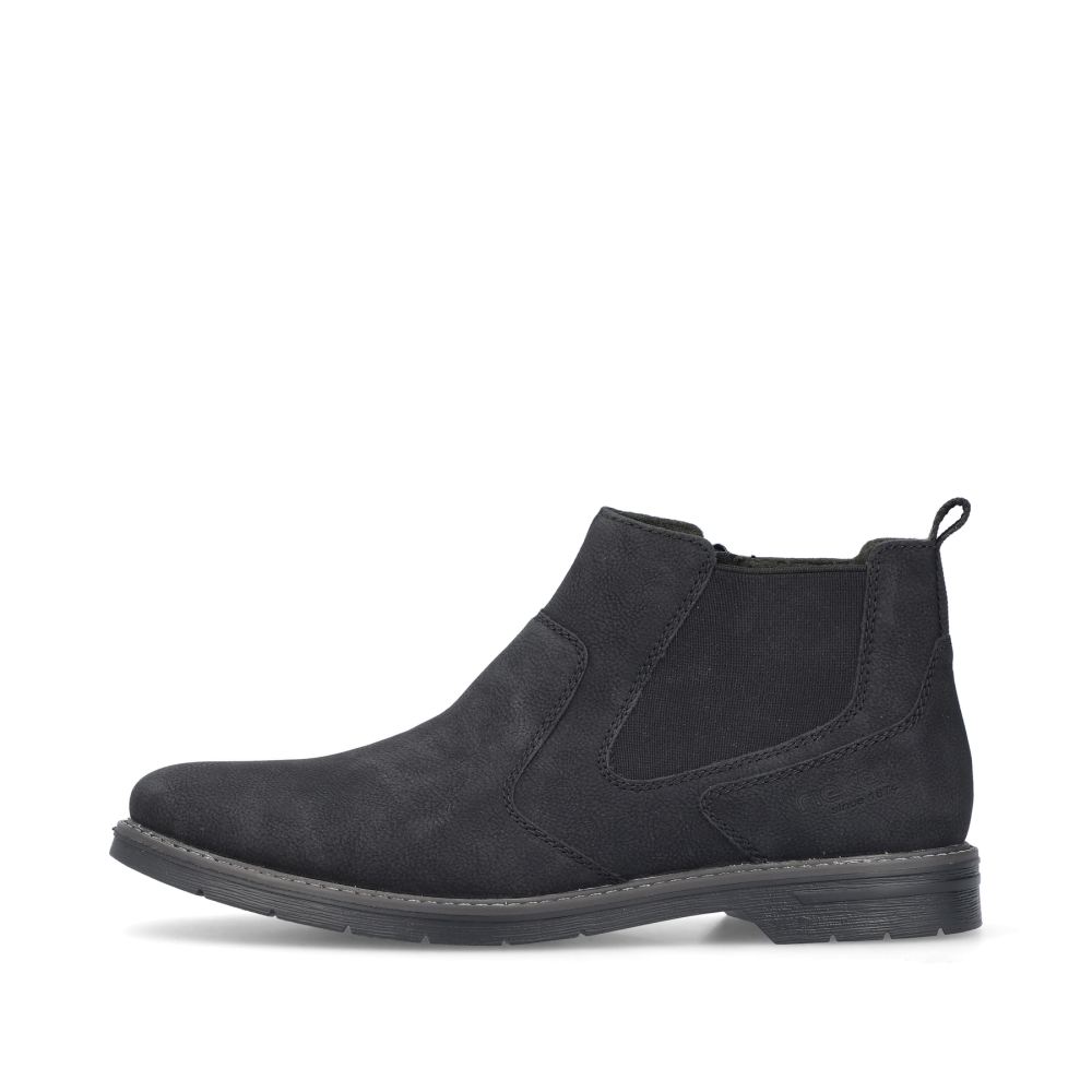 Rieker Schuhe | Herren Chelsea Boots tiefschwarz