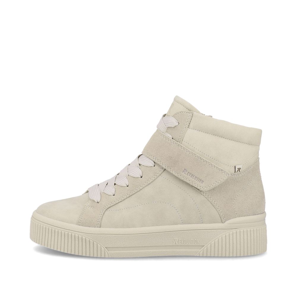 Rieker Schuhe | EVOLUTION Damen Sneaker High creme beige