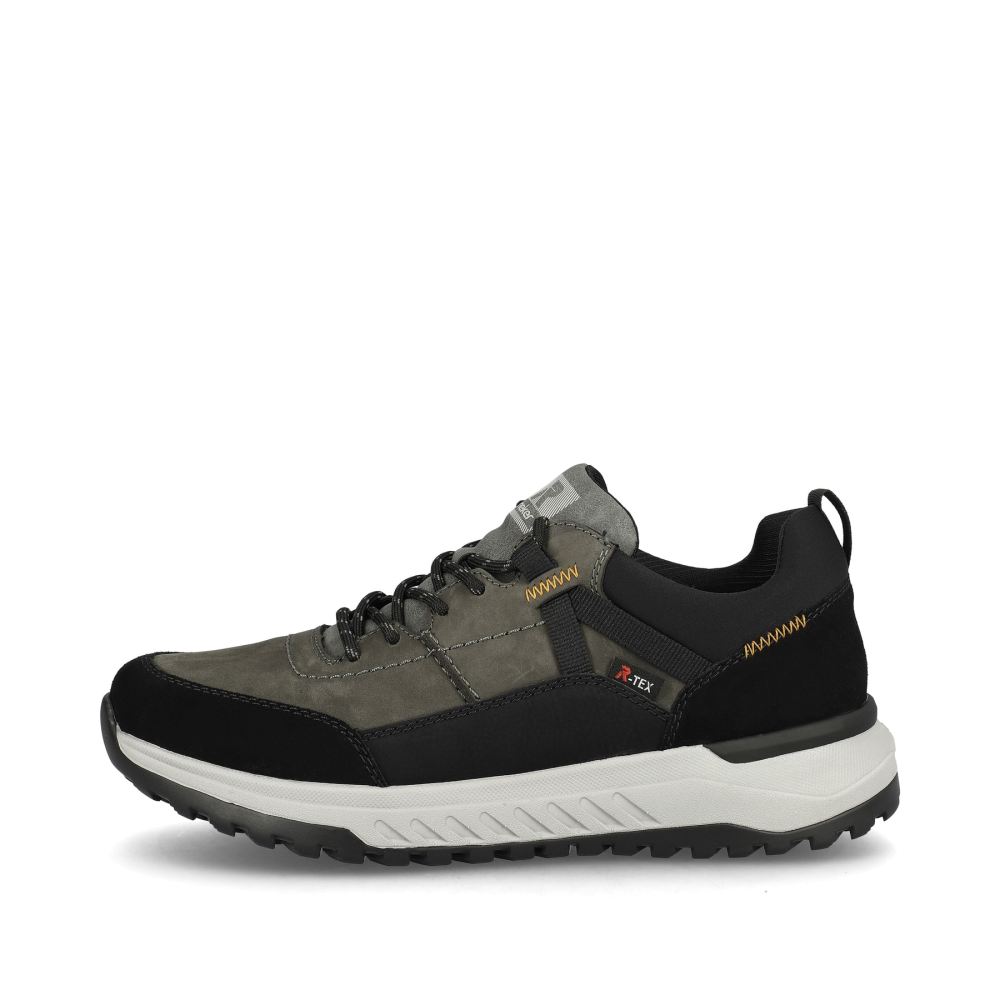Rieker Schuhe | EVOLUTION Herren Sneaker Low steel-grey deep-black