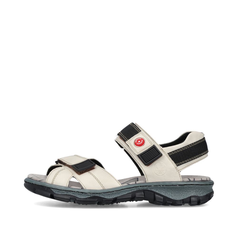 Rieker Schuhe | Damen Trekkingsandalen perlweiss