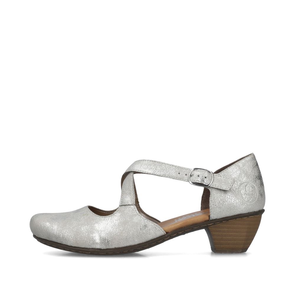 Rieker Schuhe | Damen Pumps silber-platin