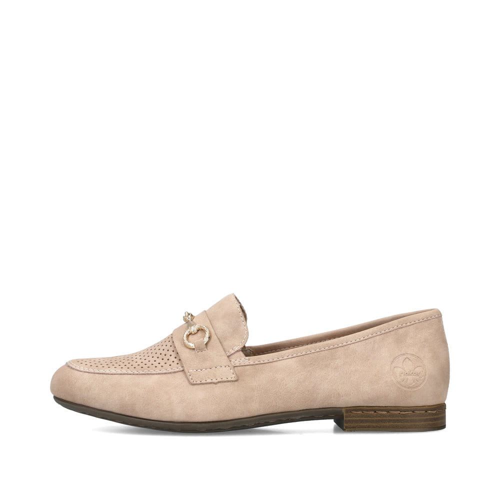 Rieker Schuhe | Damen Loafer puderrosa
