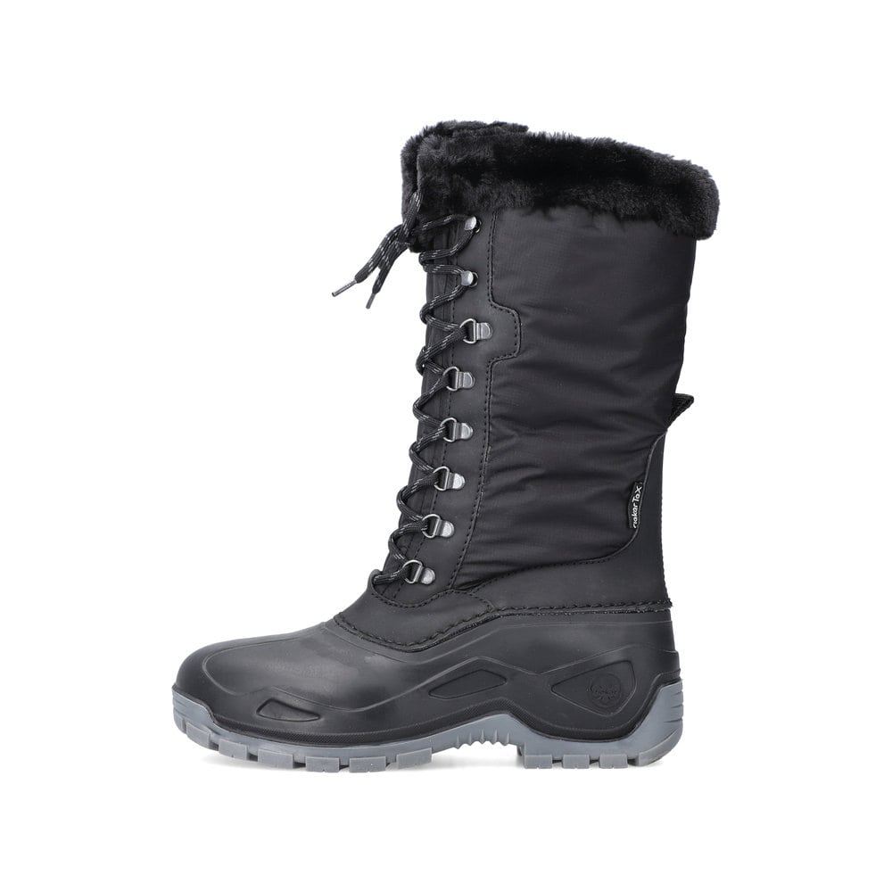 Rieker Schuhe | Damen Hochschaftstiefel tiefschwarz