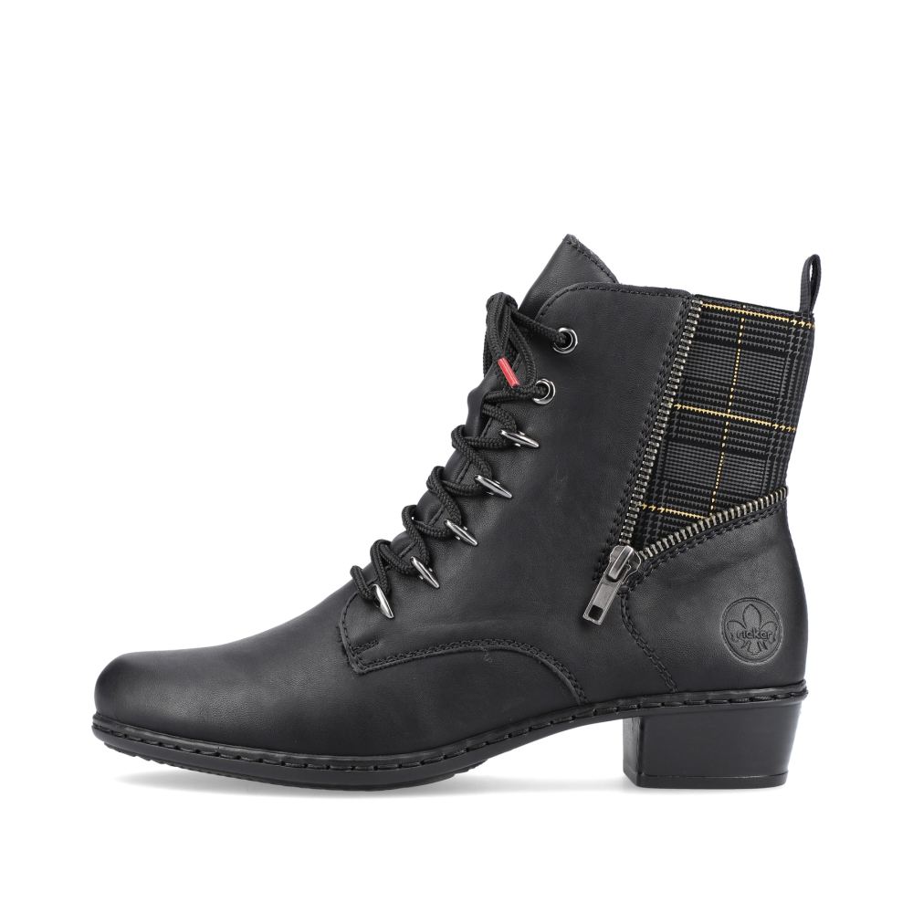 Rieker Schuhe | Damen Stiefeletten tiefschwarz