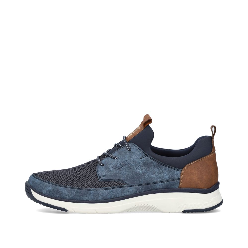 Rieker Schuhe | Herren Slipper ozeanblau