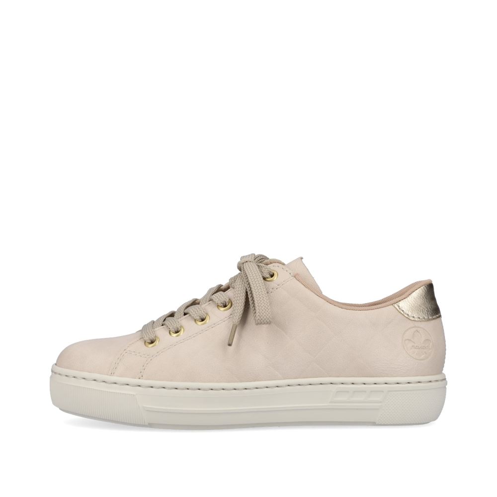 Rieker Schuhe | Damen Sneaker Low hellbeige