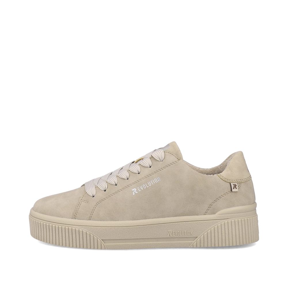 Rieker Schuhe | EVOLUTION Damen Sneaker Low cremebeige