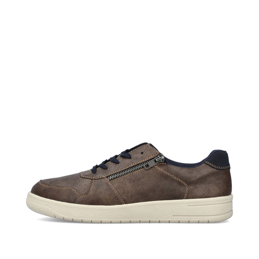 Rieker Schuhe | Herren Sneaker Low erdbraun