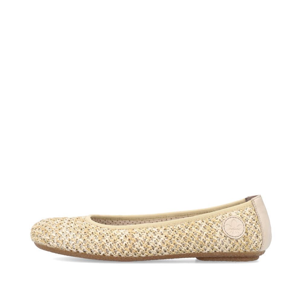 Rieker Schuhe | Damen Ballerinas sandbeige