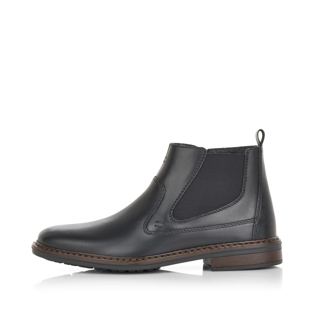 Rieker Schuhe | Herren Chelsea Boots tiefschwarz