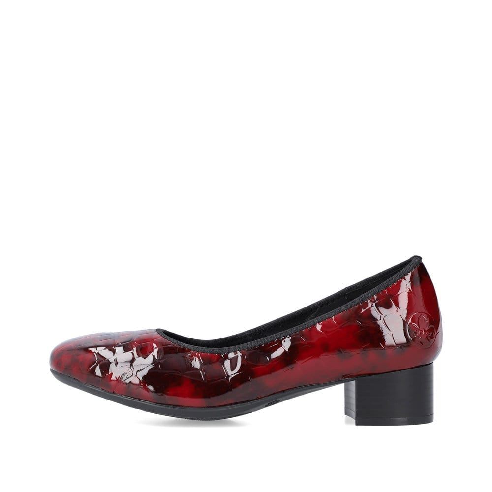 Rieker Schuhe | Damen Pumps metallic-rot