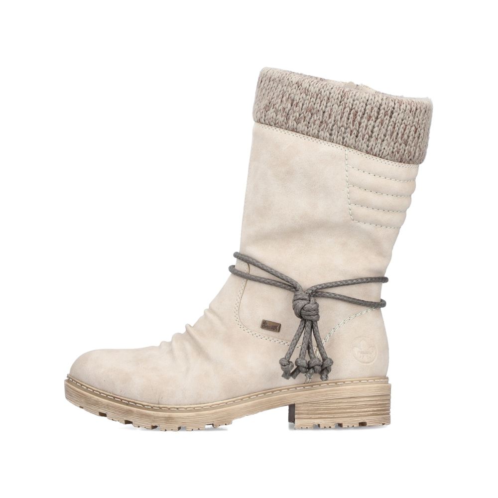 Rieker Schuhe | Damen Kurzstiefel sandbeige