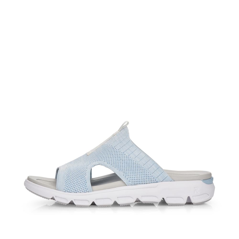 Rieker Schuhe | EVOLUTION Damen Pantoletten pastel blue