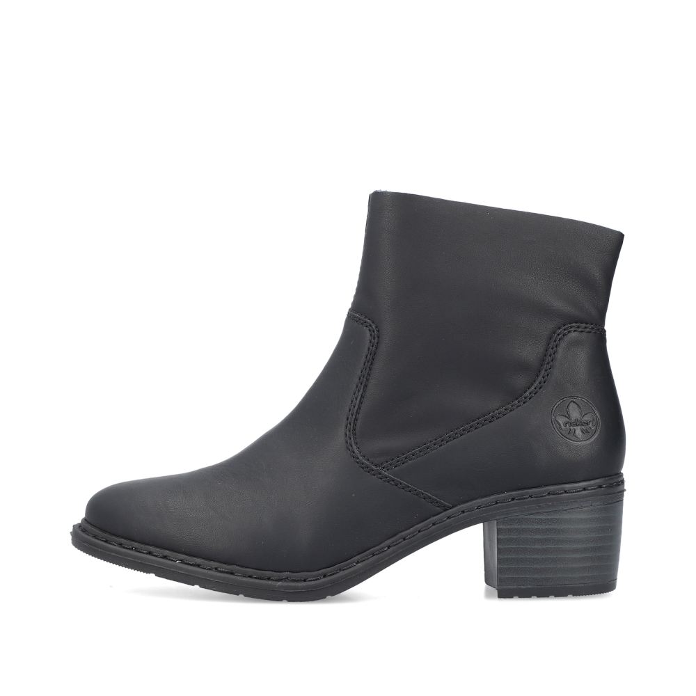 Rieker Schuhe | Damen Stiefeletten nachtschwarz