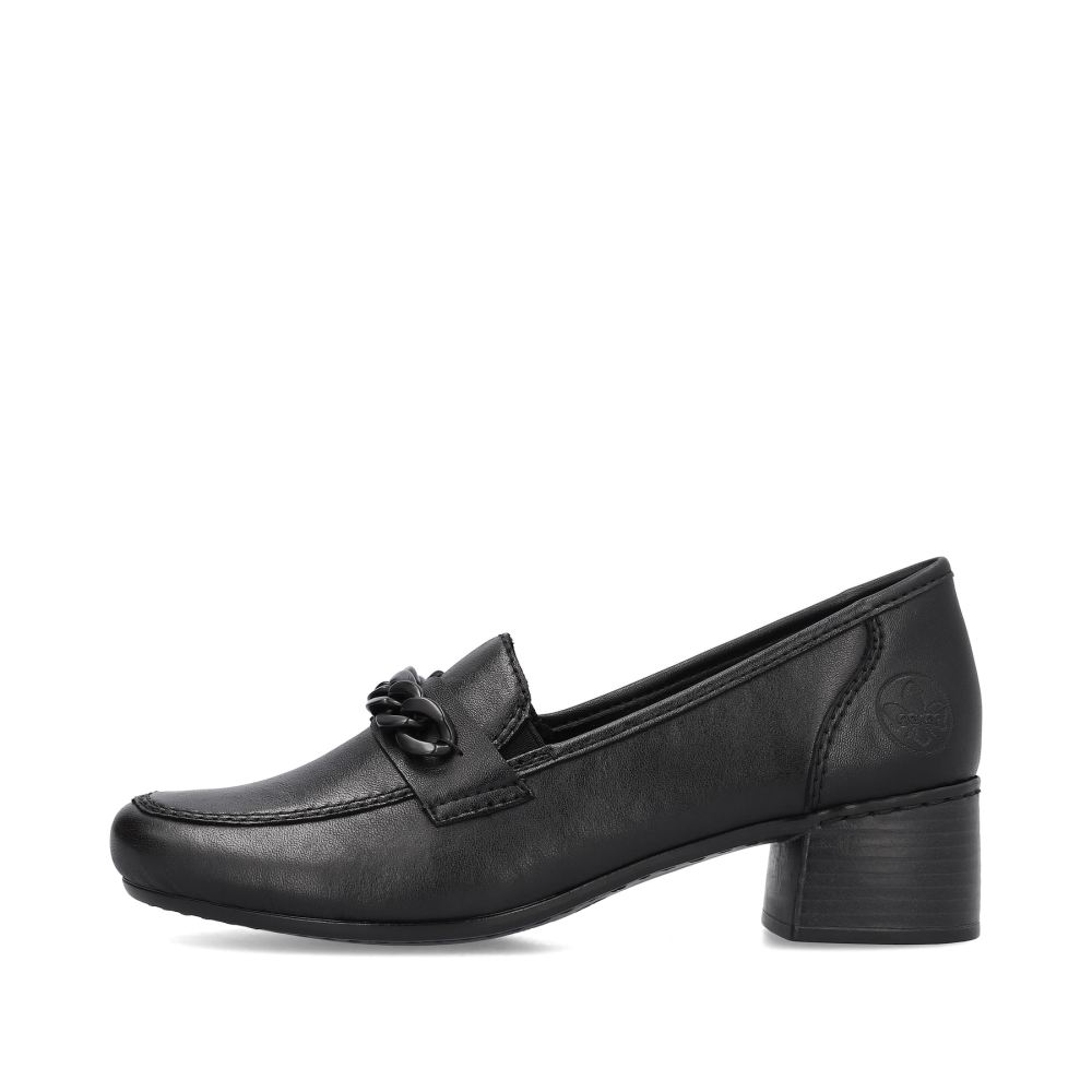 Rieker Schuhe | Damen Loafer mitternachtsschwarz