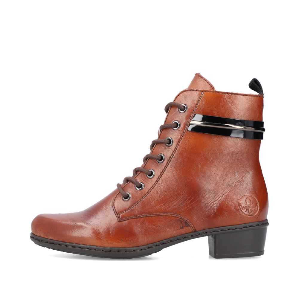 Rieker Schuhe | Damen Stiefeletten kupferbraun