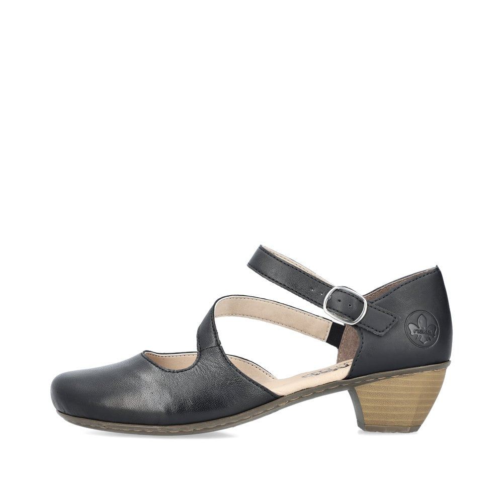 Rieker Schuhe | Damen Pumps glanzschwarz