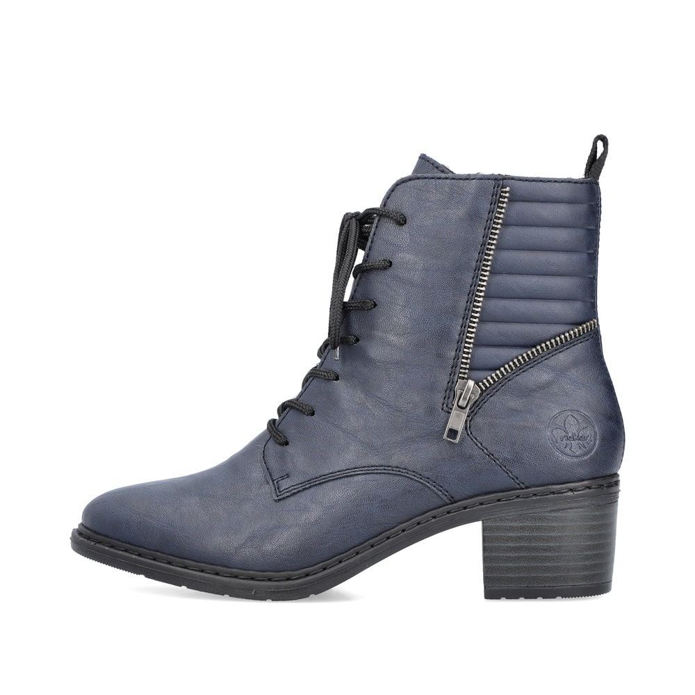 Rieker Schuhe | Damen Stiefeletten schieferblau