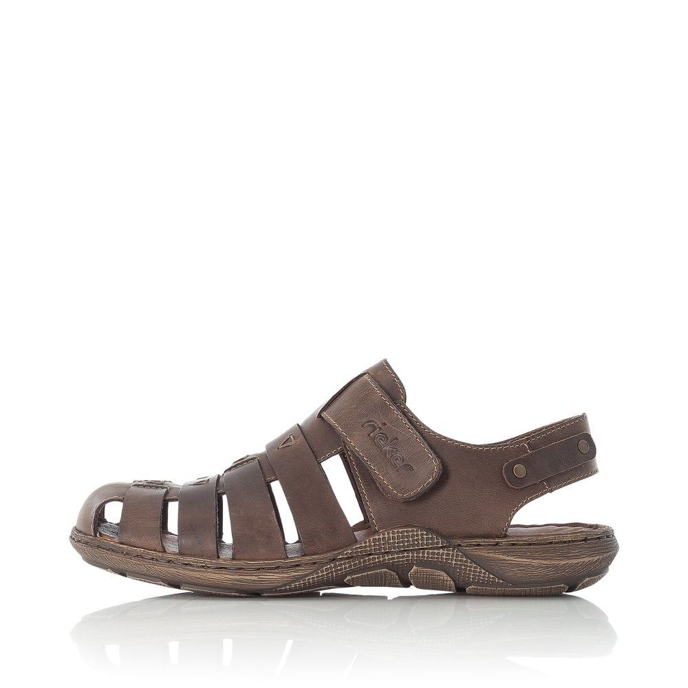 Rieker Schuhe | Herren Sandalen espressobraun