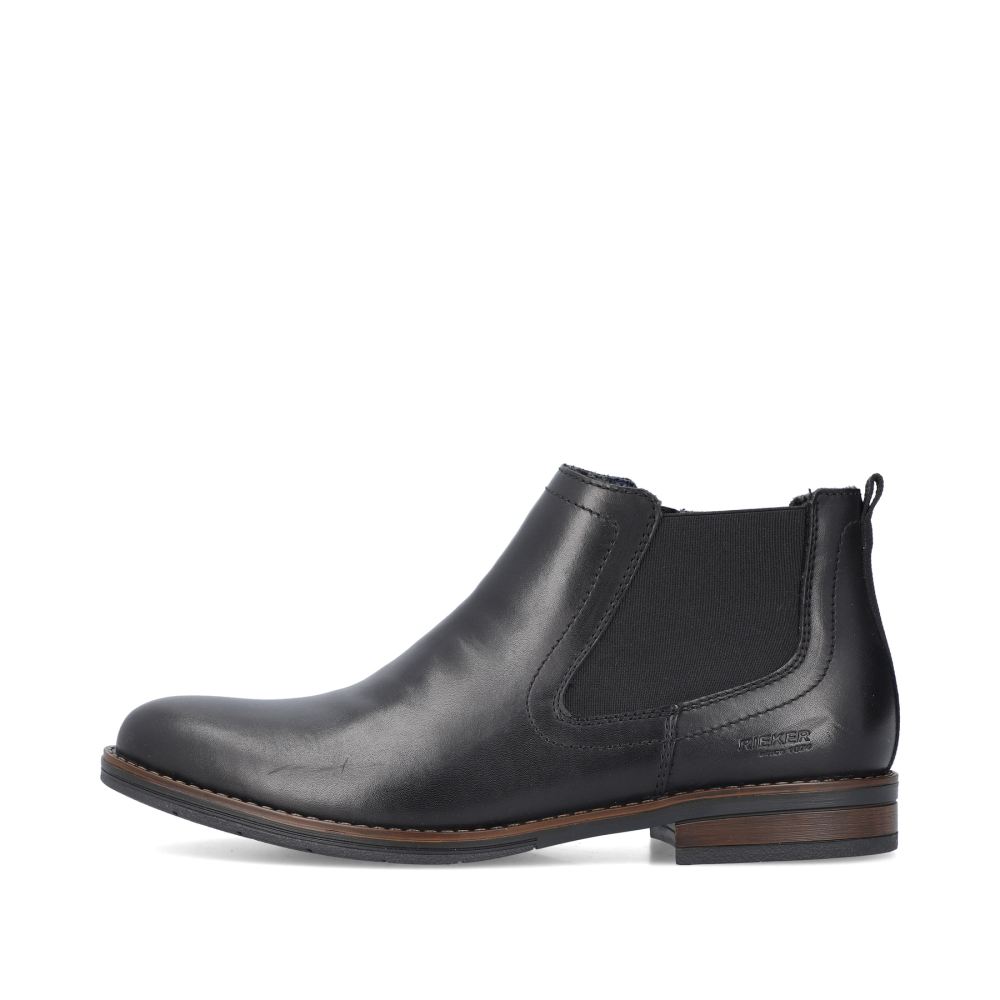 Rieker Schuhe | Herren Chelsea Boots nachtschwarz