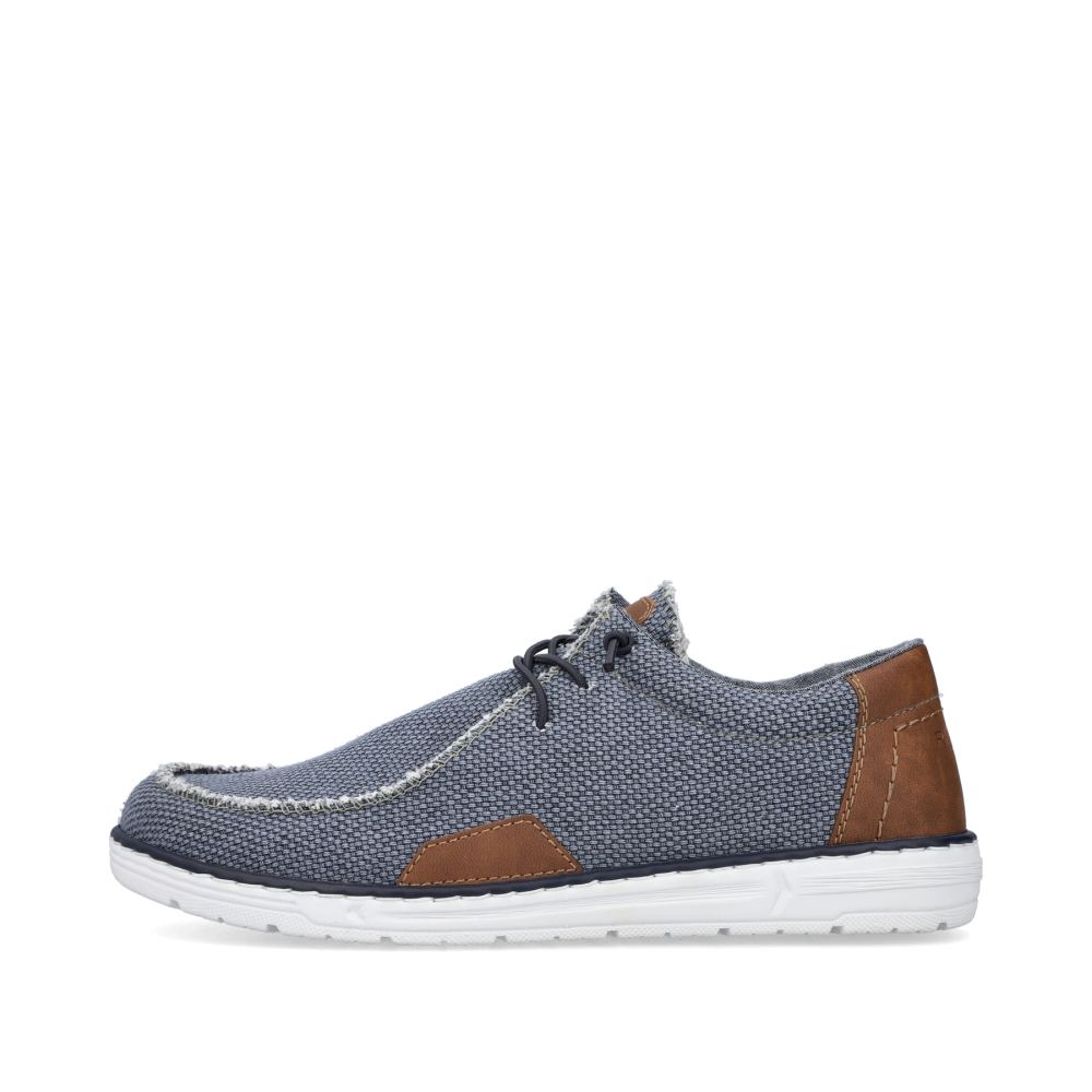 Rieker Schuhe | Herren Slipper himmelblau