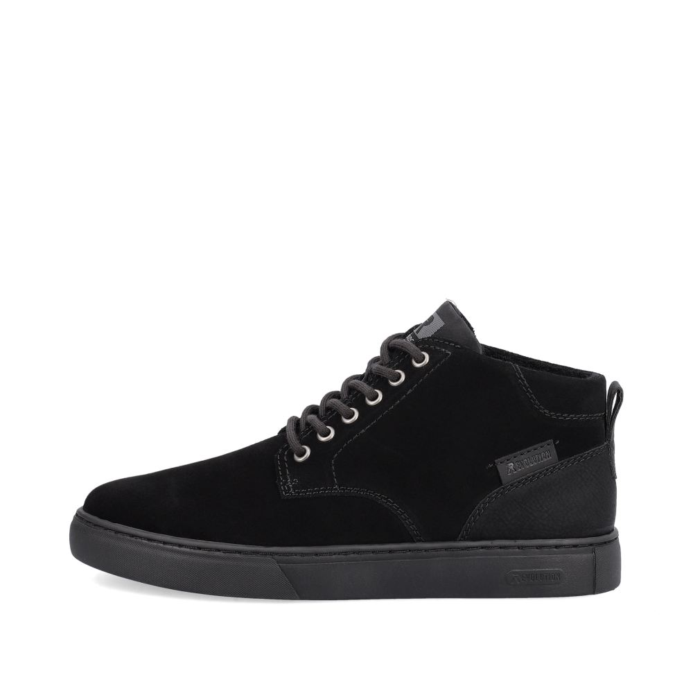 Rieker Schuhe | EVOLUTION Herren Sneaker High steel black