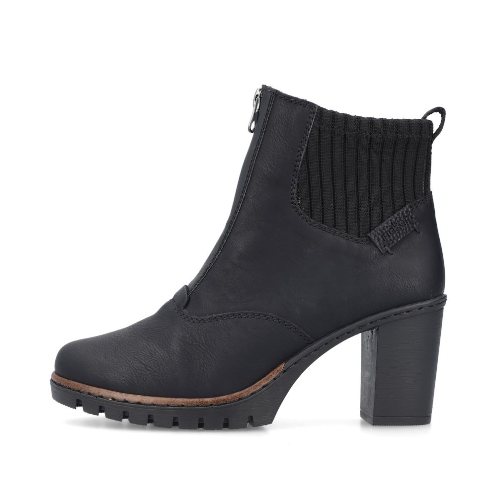 Rieker Schuhe | Damen Stiefeletten tiefschwarz