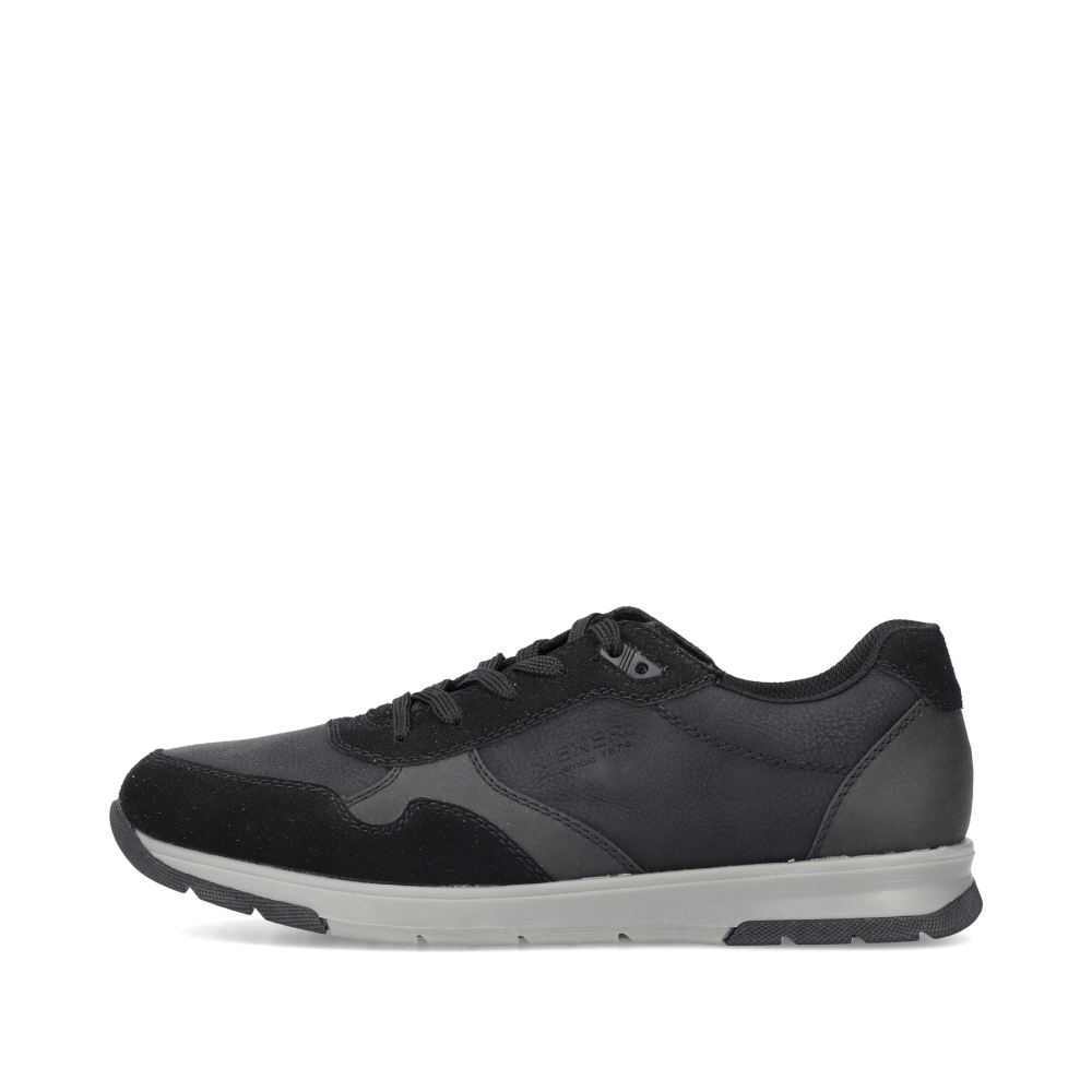 Rieker Schuhe | Herren Sneaker Low asphaltschwarz