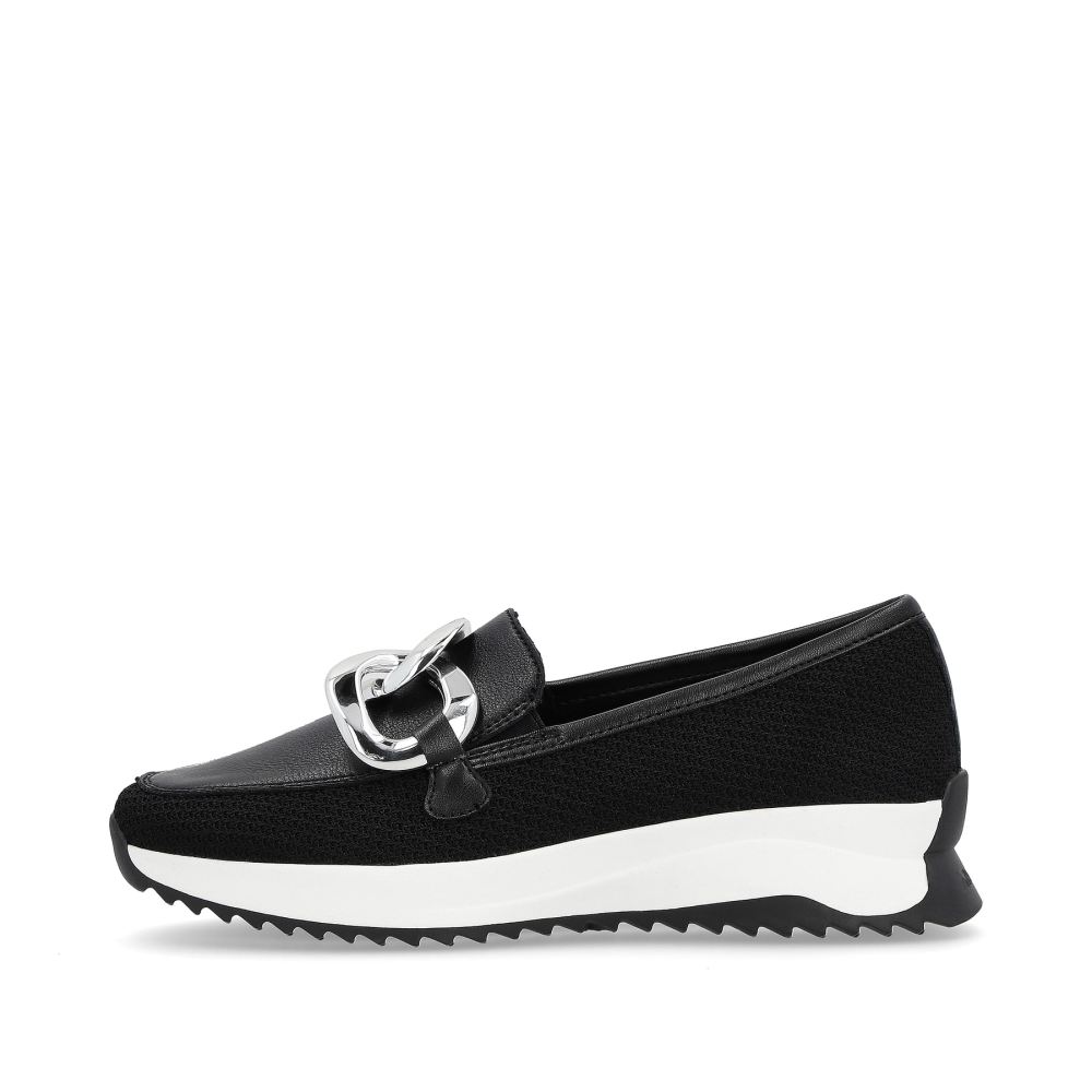 Rieker Schuhe | EVOLUTION Damen Loafer carbon