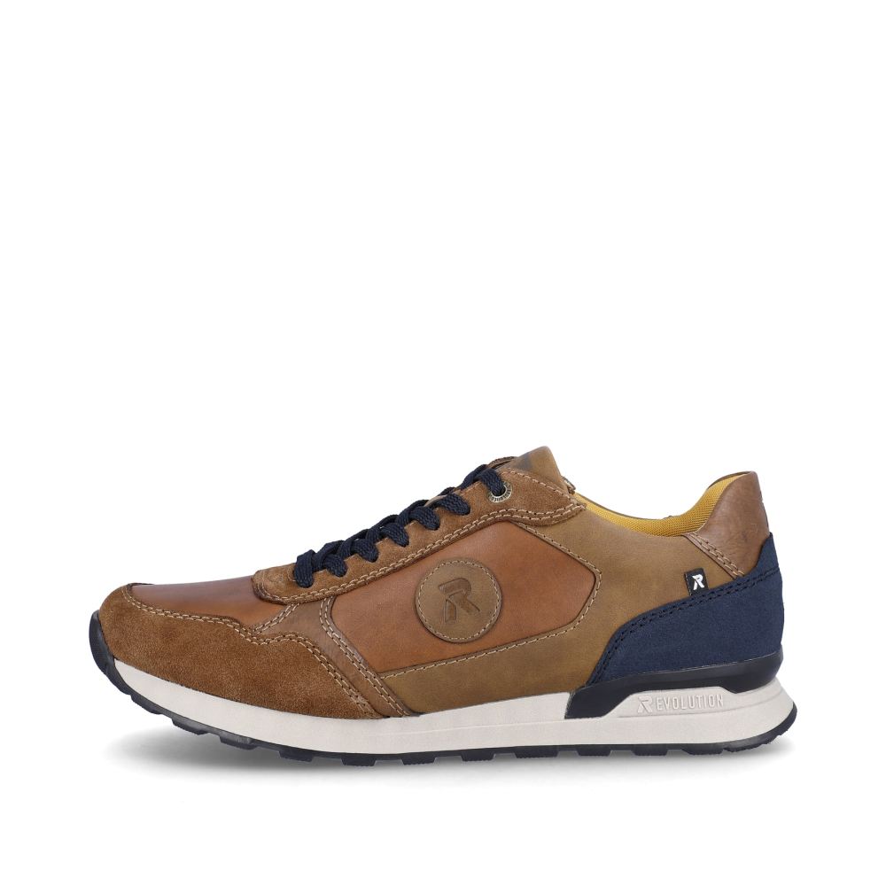 Rieker Schuhe | EVOLUTION Herren Sneaker Low nut brown