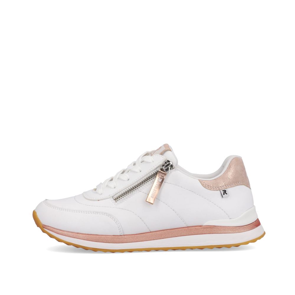 Rieker Schuhe | EVOLUTION Damen Sneaker Low swan-white rose
