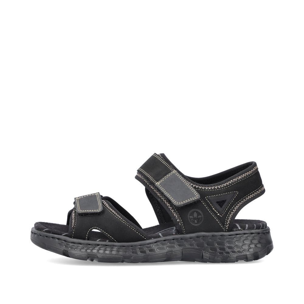 Rieker Schuhe | Damen Trekkingsandalen nachtschwarz