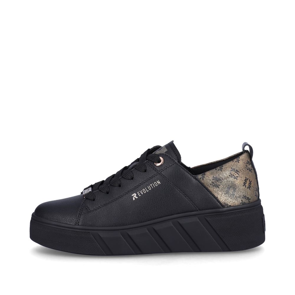 Rieker Schuhe | EVOLUTION Damen Sneaker Low urban black
