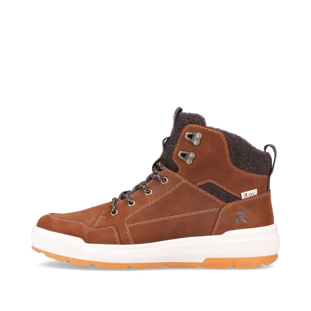 Rieker Schuhe | EVOLUTION Herren Sneaker High nut brown