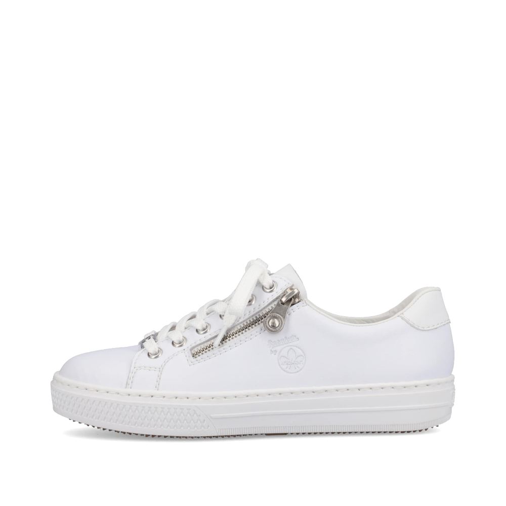 Rieker Schuhe | Damen Sneaker Low edelweiss