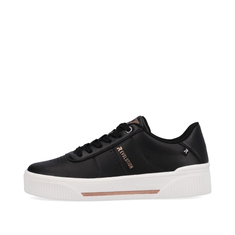 Rieker Schuhe | EVOLUTION Damen Sneaker Low night black