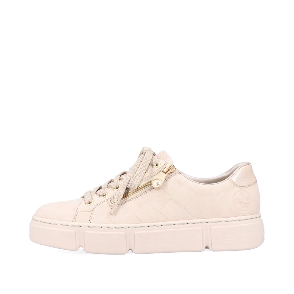 Rieker Schuhe | Damen Sneaker Low cremebeige