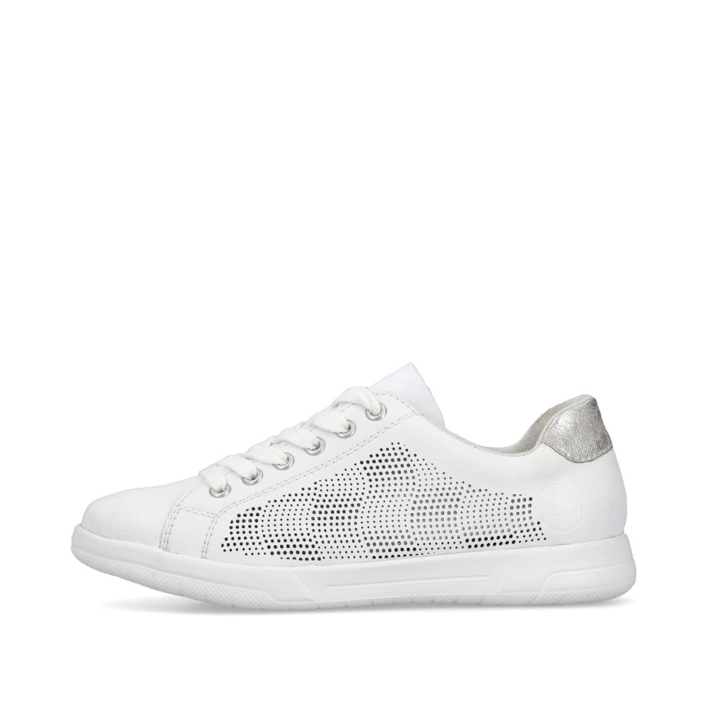 Rieker Schuhe | Damen Sneaker Low reinweiss