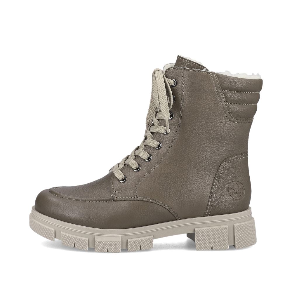 Rieker Schuhe | Damen Biker Boots granitgrau